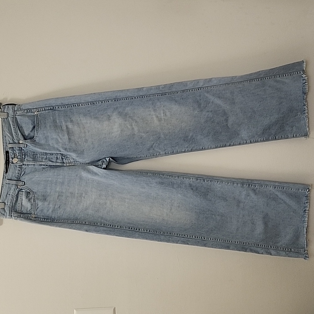 Veronica Beard 100% Cotton  Taylor Relaxed Wide-Leg High-Rise Size 28" - Picture 7 of 16